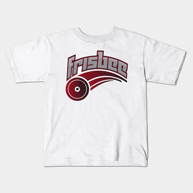 Frisbee Kids T-Shirt by Dojaja